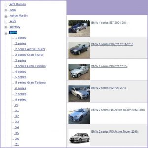 In-car database Beijer